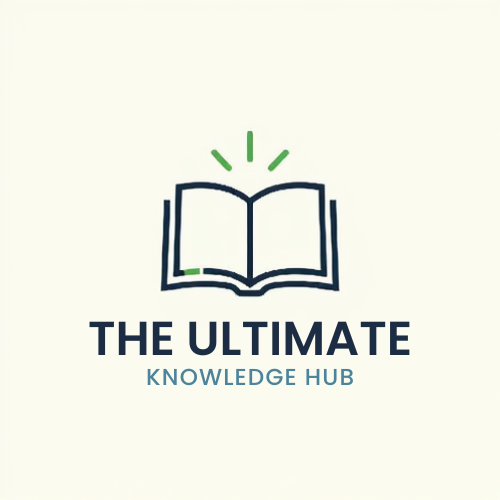 Logo for The Ultimate Knowledge Hub - An online blog that helps people level up by learning new skills for their hobbies, lifestyle, careers, or businesses.